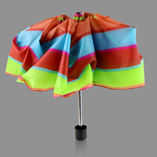 3-Fold Sun & Rain Protective Solid Foldable Umbrella, (1 Pc / Mix Design)