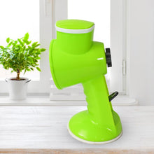 6 in 1 Multi functional Vegetable Cutter & Slicer Hand Machine Cutting, Slice, Cut Thick, Cut Silk All in one βVegetable Chopper Cutter & Slicing Cutter Barrel - Vegetable Grater with 6 Removable Blades