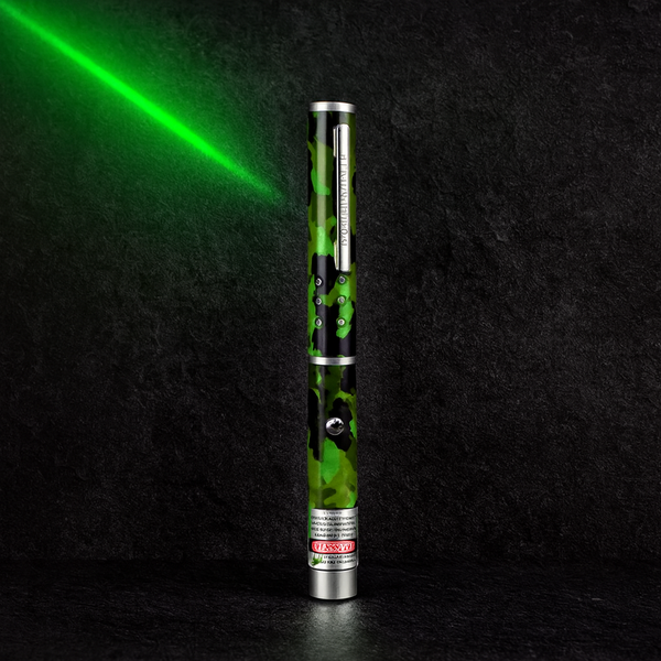 Green Multipurpose Laser Light Disco Pointer Pen Beam With Adjustable Antena Cap To Change Project Design