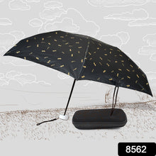 3-Fold Cute Umbrella – Sun & Rain Protection, UV Shield (1 Pc / With Zip Case)