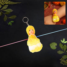 2-in-1 Kids Doll Rakhi cum Keychain