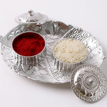 Leaf Shape Special Puja Thali (1 Pc / Mix Design)